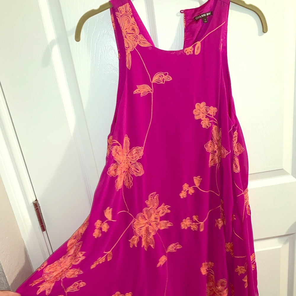 Semi Formal Dress - Pink and Orange - flowy